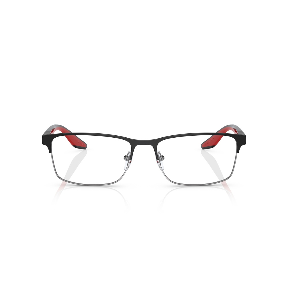 PRADA LINEA ROSSA 0ps 50pv Rectangular Matte Black Steel Eyeglasses
